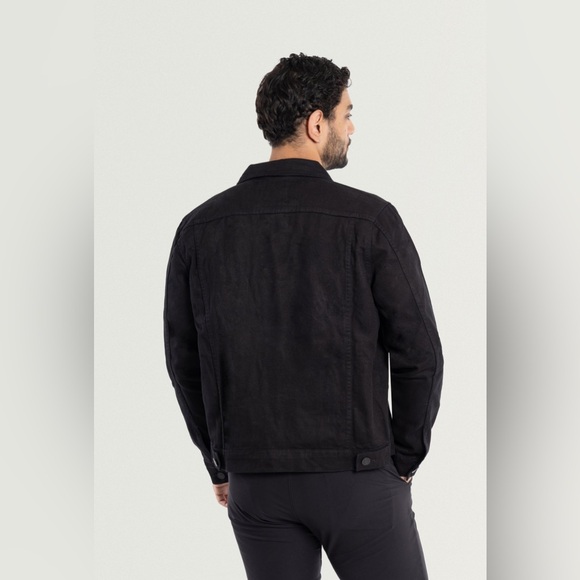 XRAY Men's Casual Biker Denim Jacket - Picture 3 of 5